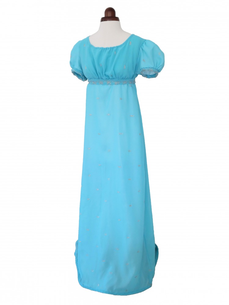 Ladies 19th Century Jane Austen Regency Evening Ball Gown Costume Size 10 -12 Image